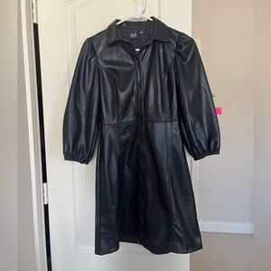 Vegan Leather Dress from GAP. Size XS. New with Tag.